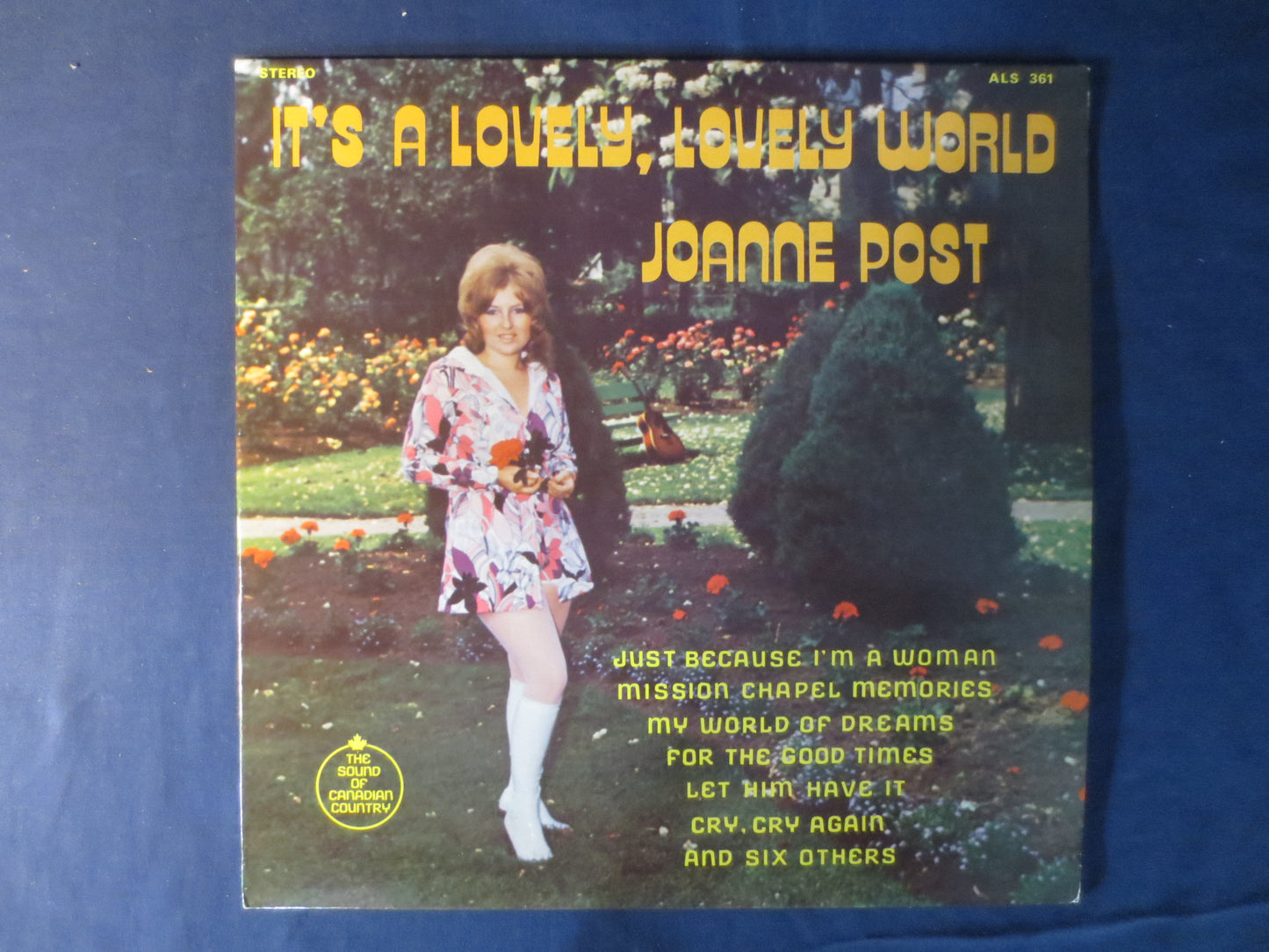 JOANNE POST, It's a LOVELY, Lovely World, Debut Record, Joanne Post Record,  Joanne Post Album, Vinyl Record, 1972 Records