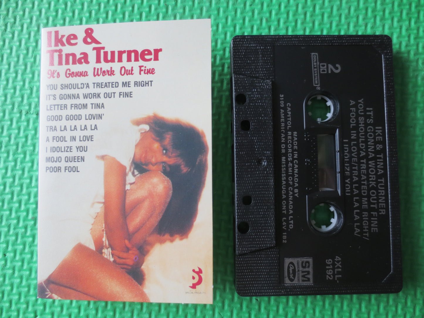 IKE and TINA TURNER, Ike Turner Tapes, Tina Turner Tapes, Tape Cassette, Pop Music Cassette, Music Tape, Tape, 1985 Cassette