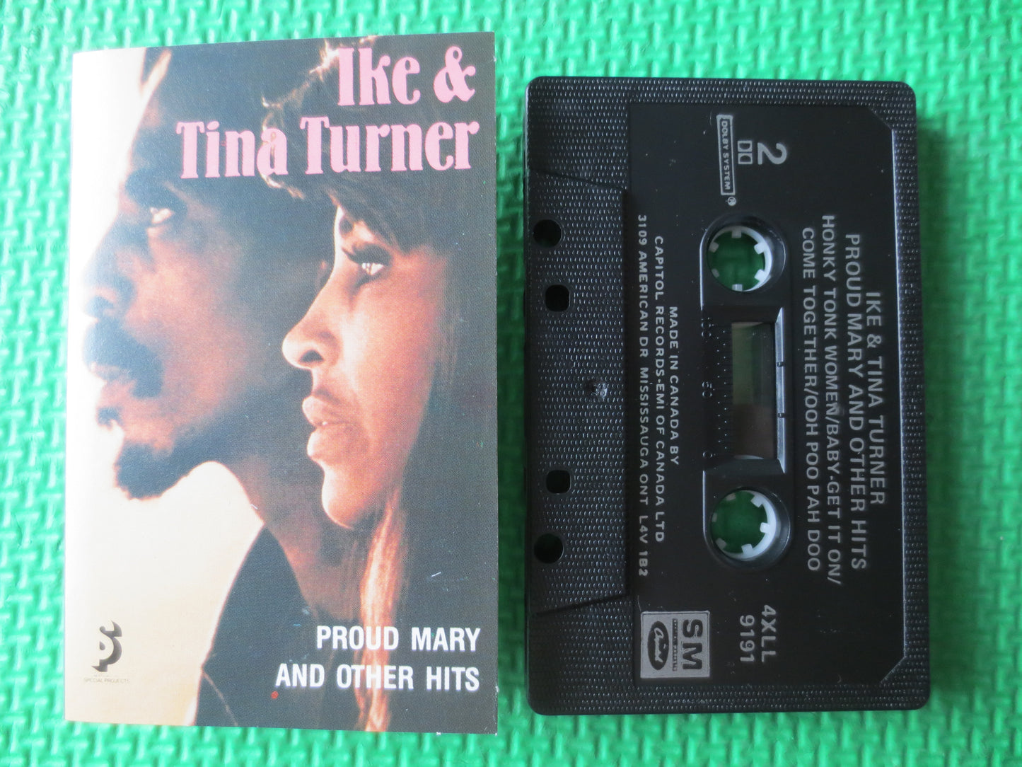 IKE and TINA TURNER, Ike Turner Tapes, Tina Turner Tapes, Tape Cassette, Pop Music Cassette, Music Tape, Tape, 1985 Cassette