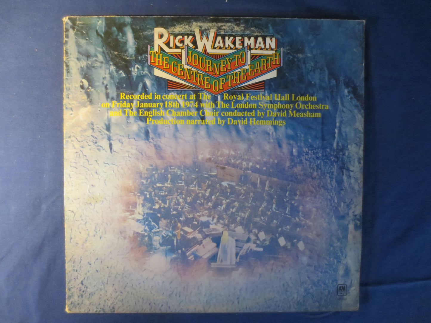 RICK WAKEMAN, Journey To The Center, Rick Wakeman Albums, Rick Wakeman Records, Rick Wakeman Vinyl, Vinyl Lp, 1974 Records