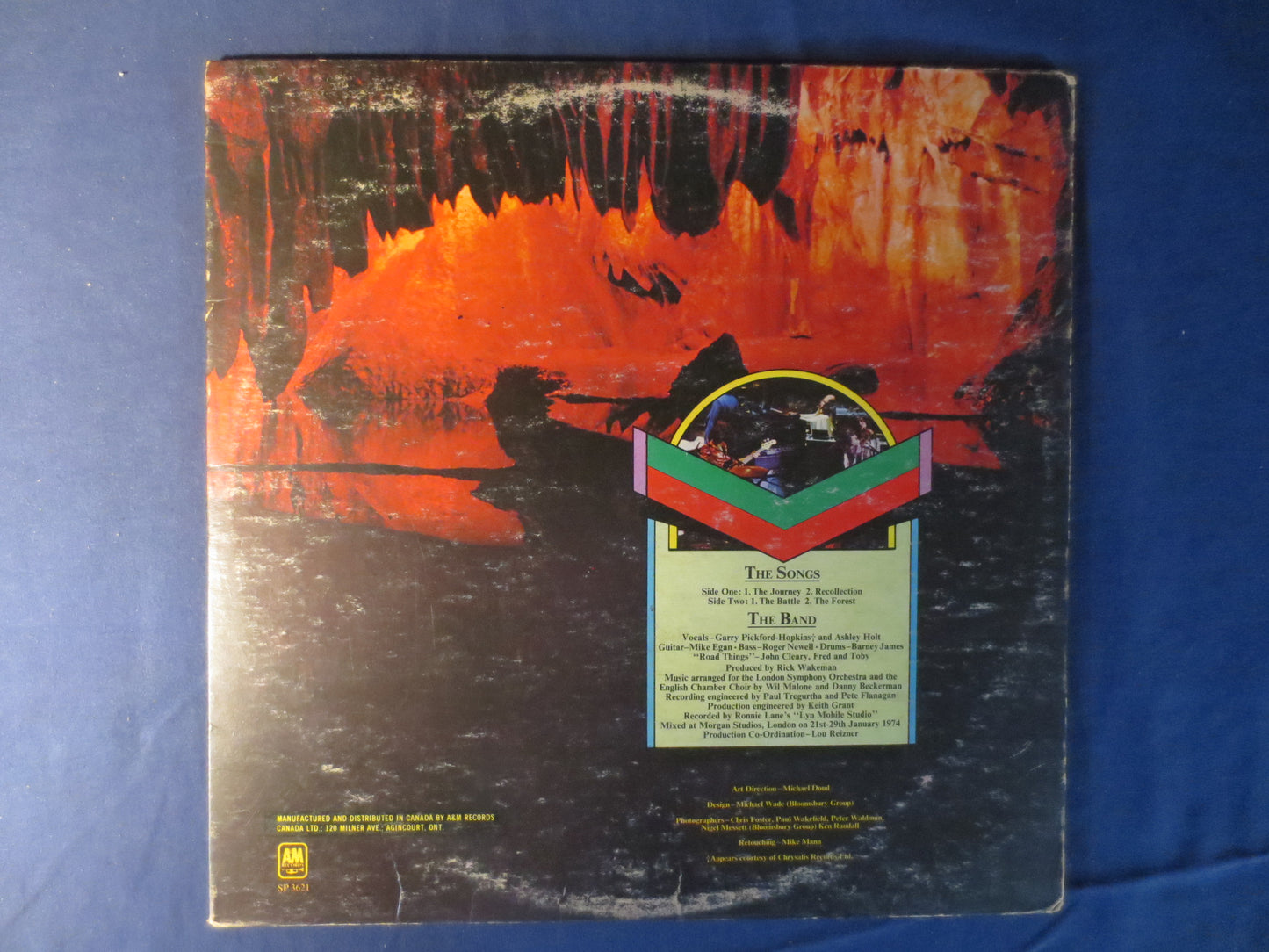 RICK WAKEMAN, Journey To The Center, Rick Wakeman Albums, Rick Wakeman Records, Rick Wakeman Vinyl, Vinyl Lp, 1974 Records