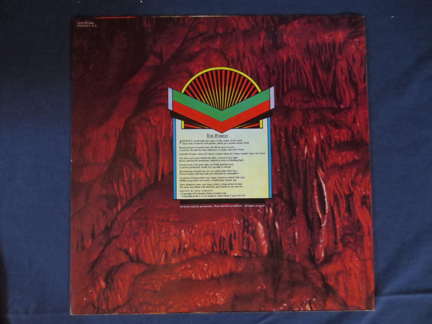 RICK WAKEMAN, Journey To The Center, Rick Wakeman Albums, Rick Wakeman Records, Rick Wakeman Vinyl, Vinyl Lp, 1974 Records