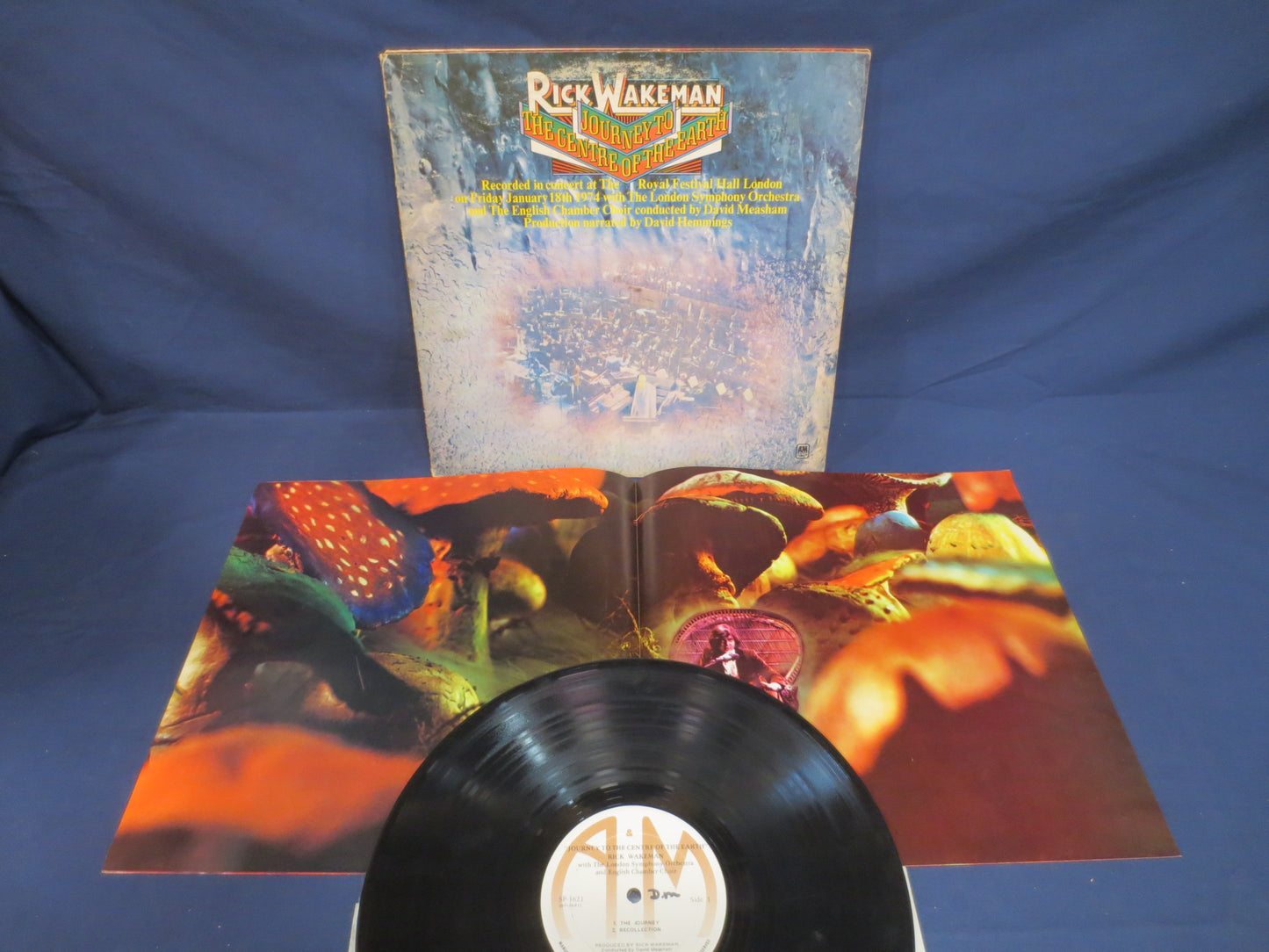 RICK WAKEMAN, Journey To The Center, Rick Wakeman Albums, Rick Wakeman Records, Rick Wakeman Vinyl, Vinyl Lp, 1974 Records