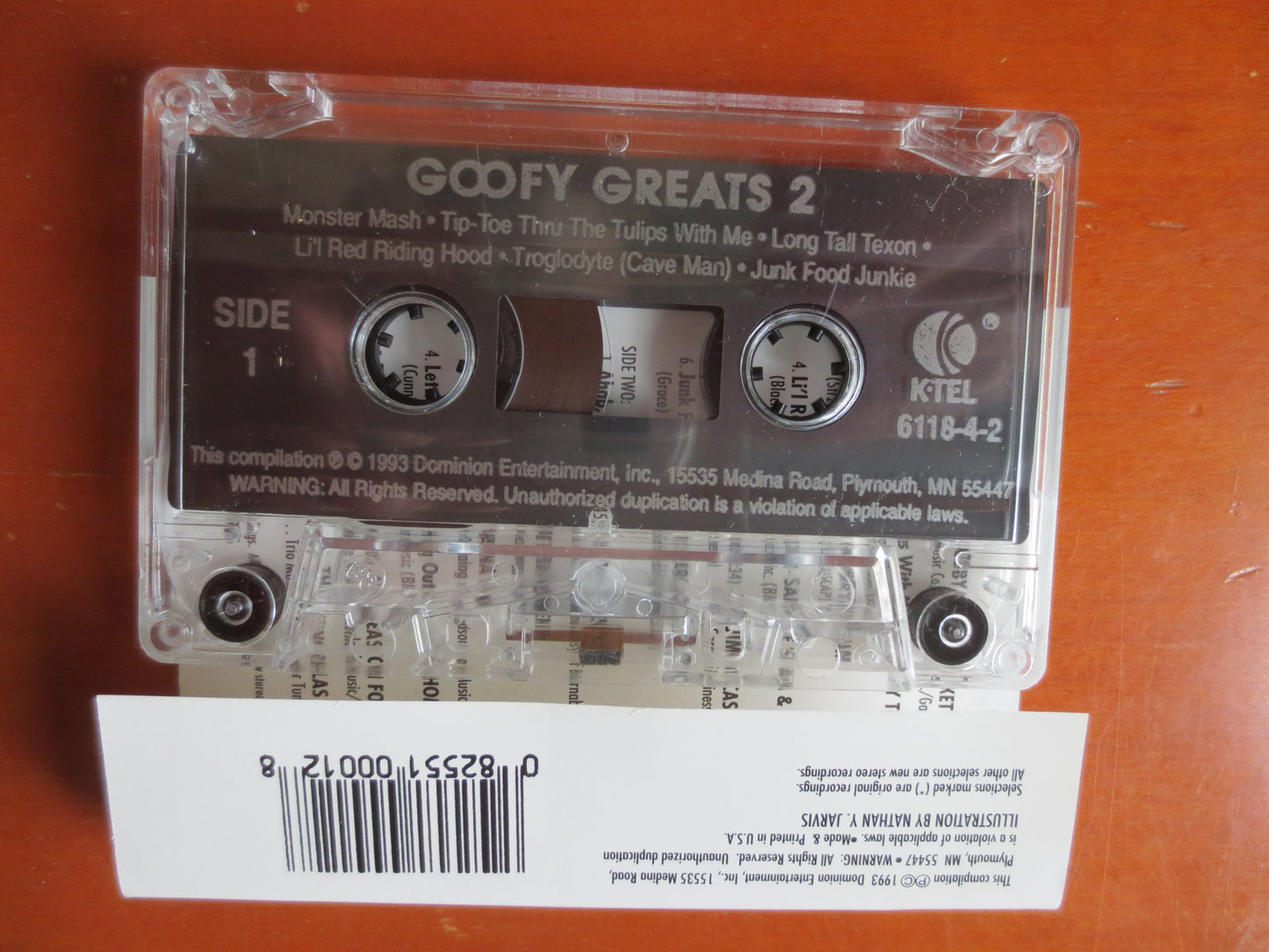 GOOFY GREATS 2, GOOFY Greats Cassette, Goofy Greats Tape, Novelty Music Album, Tape Cassette, Kids Cassette, Cassette Music