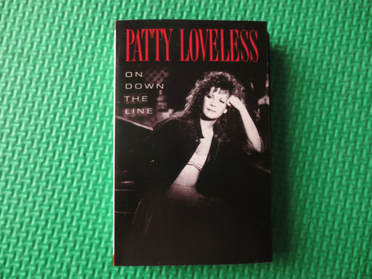 PATTY LOVELESS, On DOWN the Line, Patty Loveless Tape, Patty Loveless Album, Tapes, Tape Cassette, Cassette, 1990 Cassette