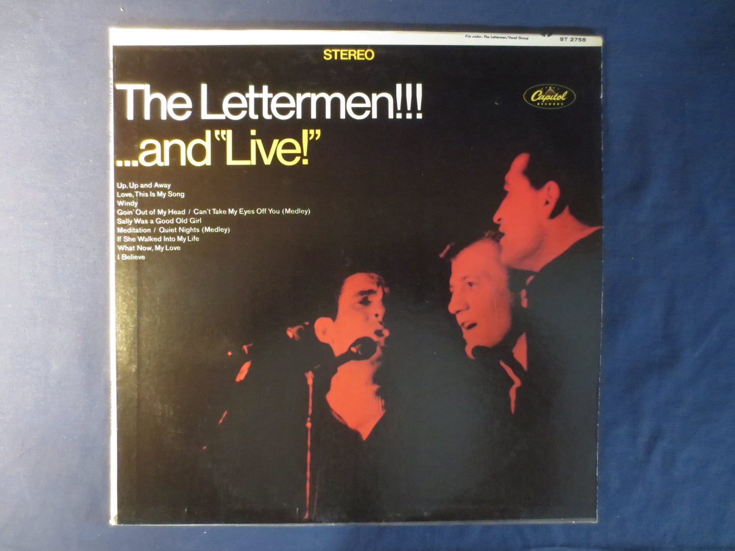 The LETTERMEN RECORD, and LIVE, The Lettermen Albums, The Lettermen Vinyl, The Lettermen Lp, Vinyl Records, 1967 Records