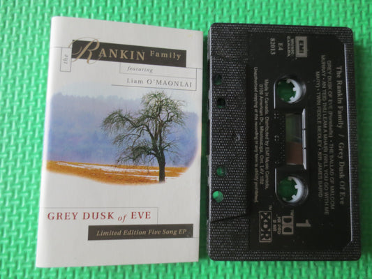 The RANKIN FAMILY, Grey Dusk of Eve, RANKIN Family Tapes, Rankin Family Album, Tapes, Tape Cassette, Cassette, 1995 Cassette