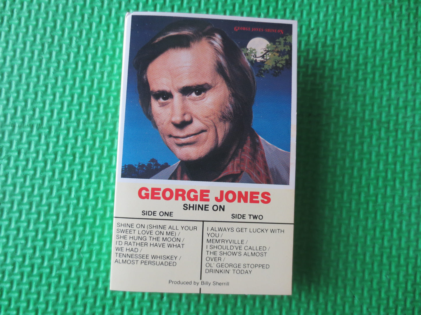 GEORGE JONES, SHINE On, George Jones Album, Tape Cassette, Country Cassette, Country Tapes, Country lp, Tapes, 1983 Cassette