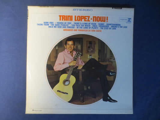 TRINI LOPEZ, NOW, Trini Lopez Albums, Trini Lopez Vinyl, Trini Lopez Lps, Vintage Vinyl, Vinyl Albums, 1967 Records