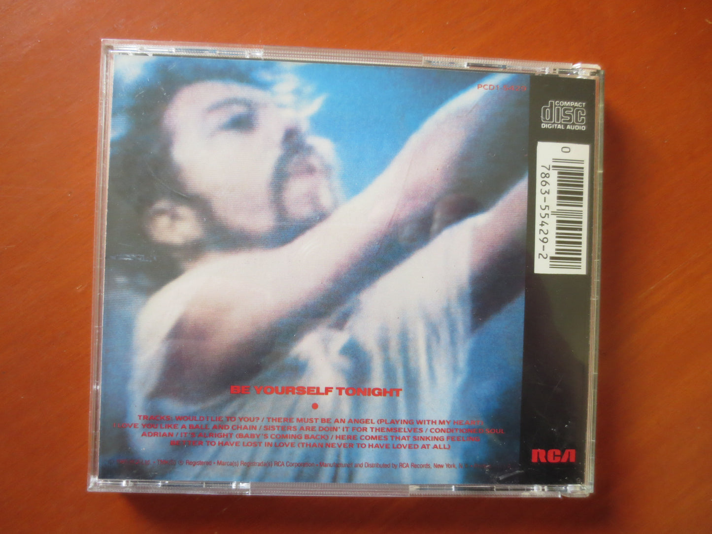 EURYTHMICS, Be YOURSELF Tonight, EURYTHMICS Cd, Rock Compact Disc, Eurythmics Lp, Rock Cd, Pop Music Cd, 1985 Compact Discs