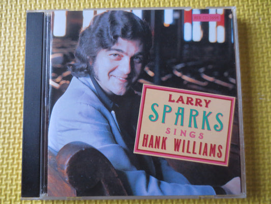 LARRY SPARKS, AUTOGRAPHED Cd, Hank Williams, Larry Sparks Cd, Hank Williams Cd, Music Cd, Country Music Cd, Cd Music, Cds, 1991 Compact Disc