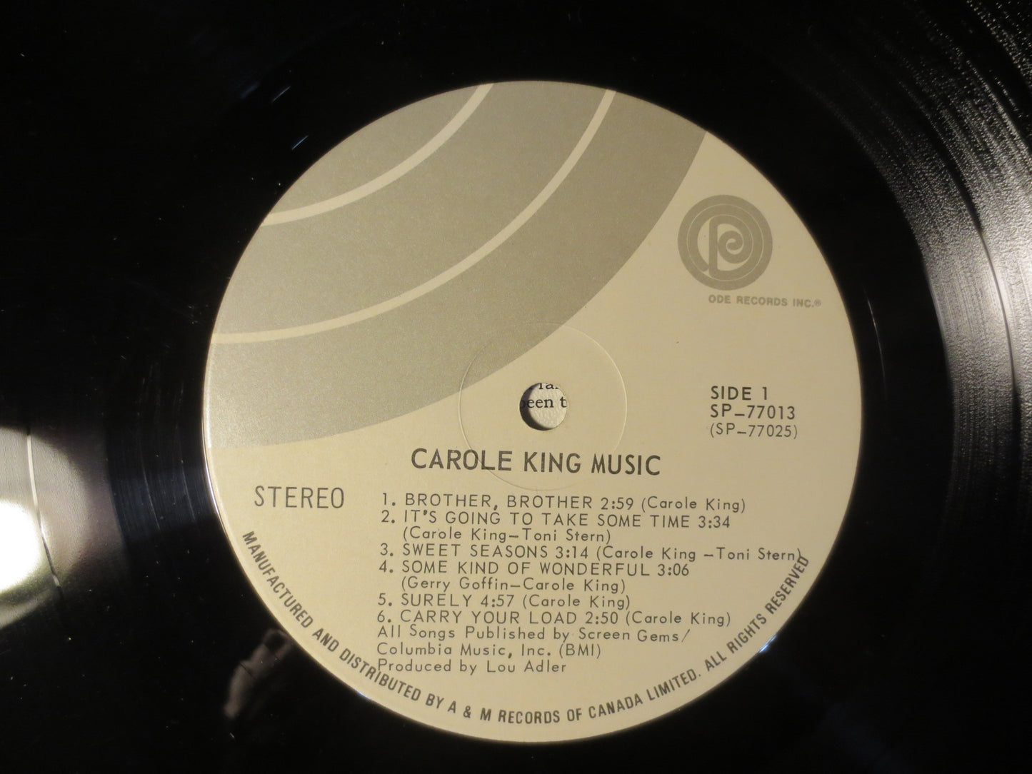 CAROLE KING, Wrap Around JOY, Carole King Record, Carole King Album, Carole King Lp, Folk Records, Folk Album, 1974 Records