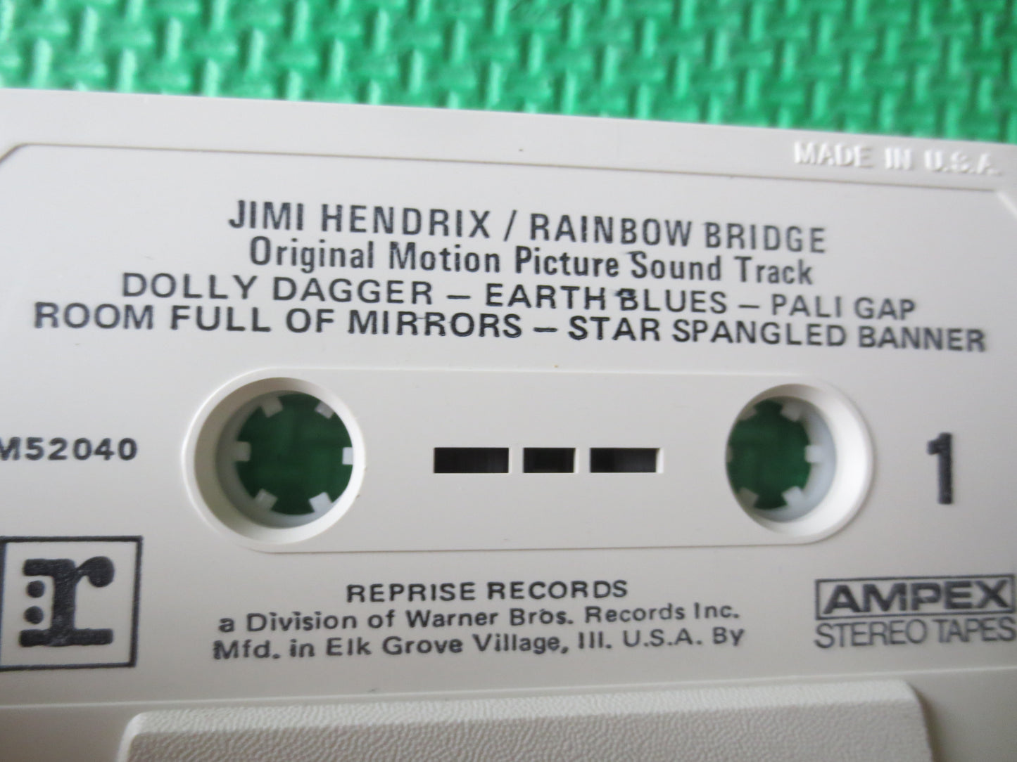 JIMI HENDRIX, RAINBOW Bridge, Jimi Hendrix Tapes, Tape Cassette, Jimi Hendrix Album, Soundtrack Tapes, Tapes, 1971 Cassette