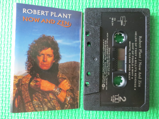 ROBERT PLANT, Now and ZEN, Robert Plant Tapes, Tape Cassette, Rock Music Tapes, Music Cassettes, Cassettes, 1988 Cassette