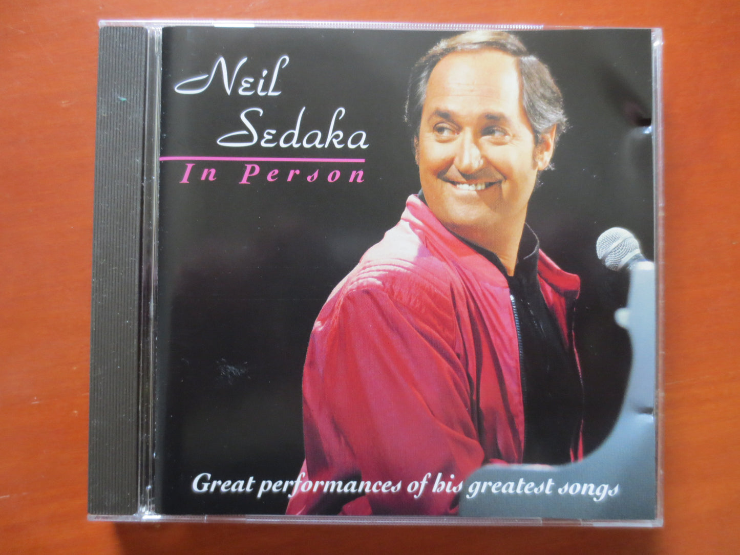 NEIL SEDAKA, In PERSON, Neil Sedaka Cd, Neil Sedaka Lp, Pop Music Cd, Cd Pop Music, Vintage Compact Disc, 1997 Compact Discs