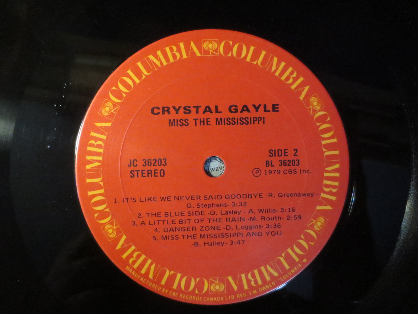 CRYSTAL GAYLE, Miss the Mississippi, Crystal Gayle Albums, Crystal Gayle Vinyl, Crystal Gayle Lp, Lp, 1979 Records