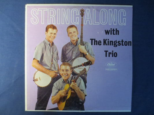 The KINGSTON TRIO, Sing Along With, Vintage Vinyl, Record Vinyl, Records, Vinyl Record, Folk Records, Lp, 1960 Records