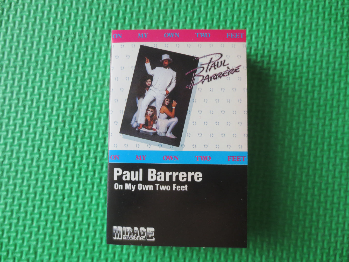 PAUL BARRERE, On My OWN Two Feet, Tapes, Tape Cassette, Rock Music Tapes, Music Cassettes, Cassette Music, 1983 Cassette