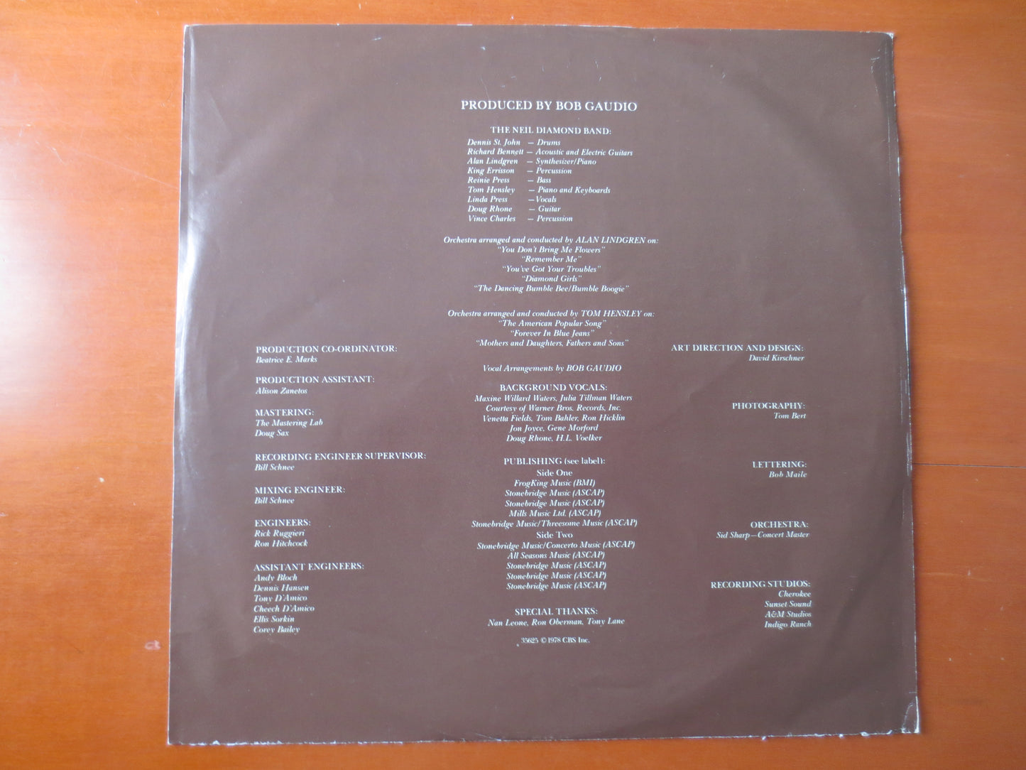 NEIL DIAMOND, You Don't Bring Me FLOWERS, Neil Diamond Records, Neil Diamond Albums, Record Vinyl, Vinyl Lp, 1978 Records