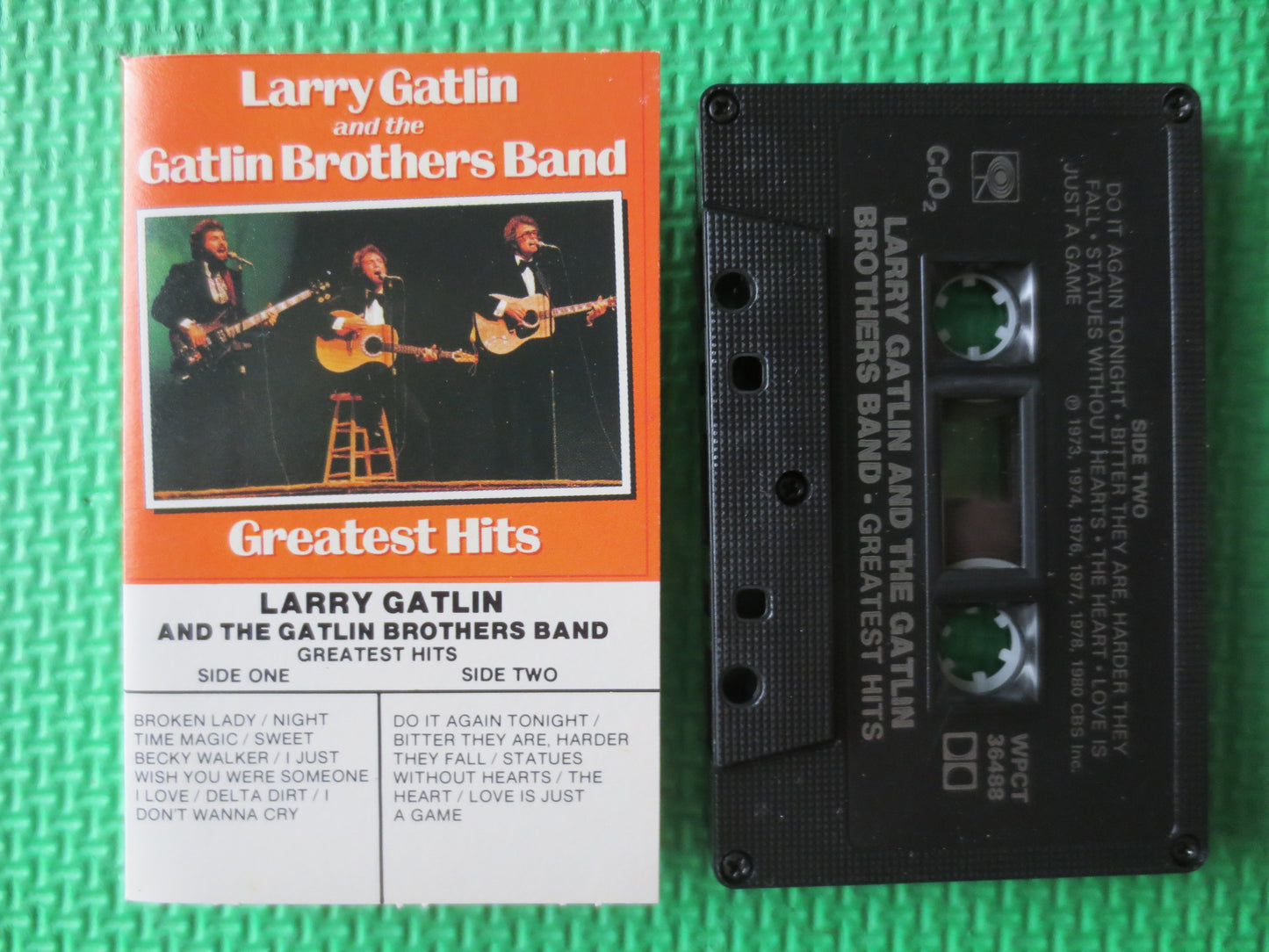 LARRY GATLIN, GREATEST Hits, Larry Gatlin Tape, Tape Cassette, Music Tapes, Music Cassettes, Cassette Music, 1984 Cassette