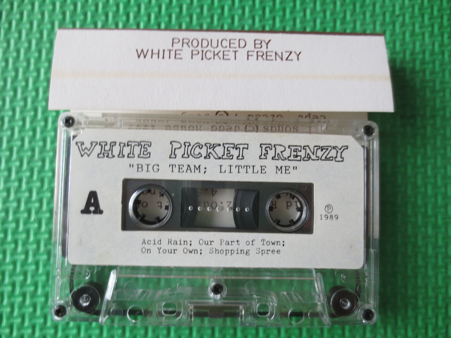 WHITE PICKET FRENZY, Big Team Little Me, Alternative Rock, Tape Cassette, Classic Rock Tapes, Rock Cassette, Cassette Music