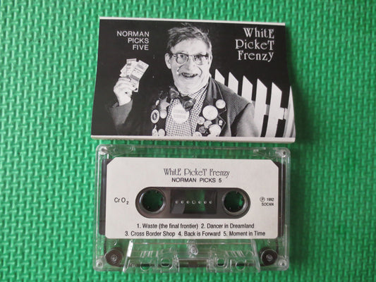 WHITE PICKET FRENZY, Norman Picks Five, Alternative Rock, Tape Cassette, Classic Rock Tapes, Rock Cassette, Cassette Music