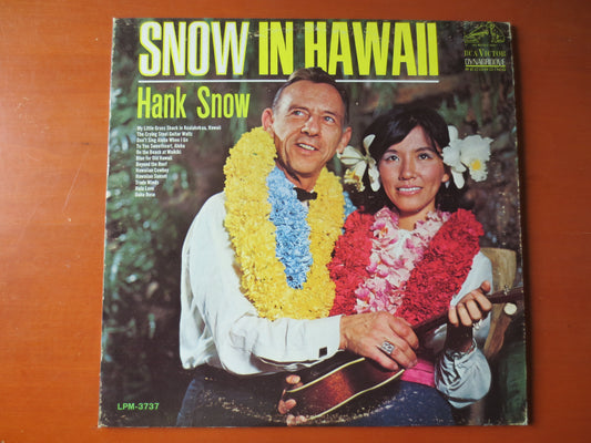 HANK SNOW, Snow in HAWAII, Hank Snow Records, Hank Snow Albums, Hank Snow Vinyl, Vintage Vinyl, Records, lps, 1967 Records