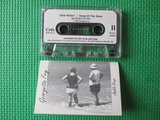 GEORGETTE FRY, Ankle DEEP, Georgette Fry Tapes, Folk Tapes, Tape Cassette, Rock Music Tape, Folk Music Tapes, Cassette Music