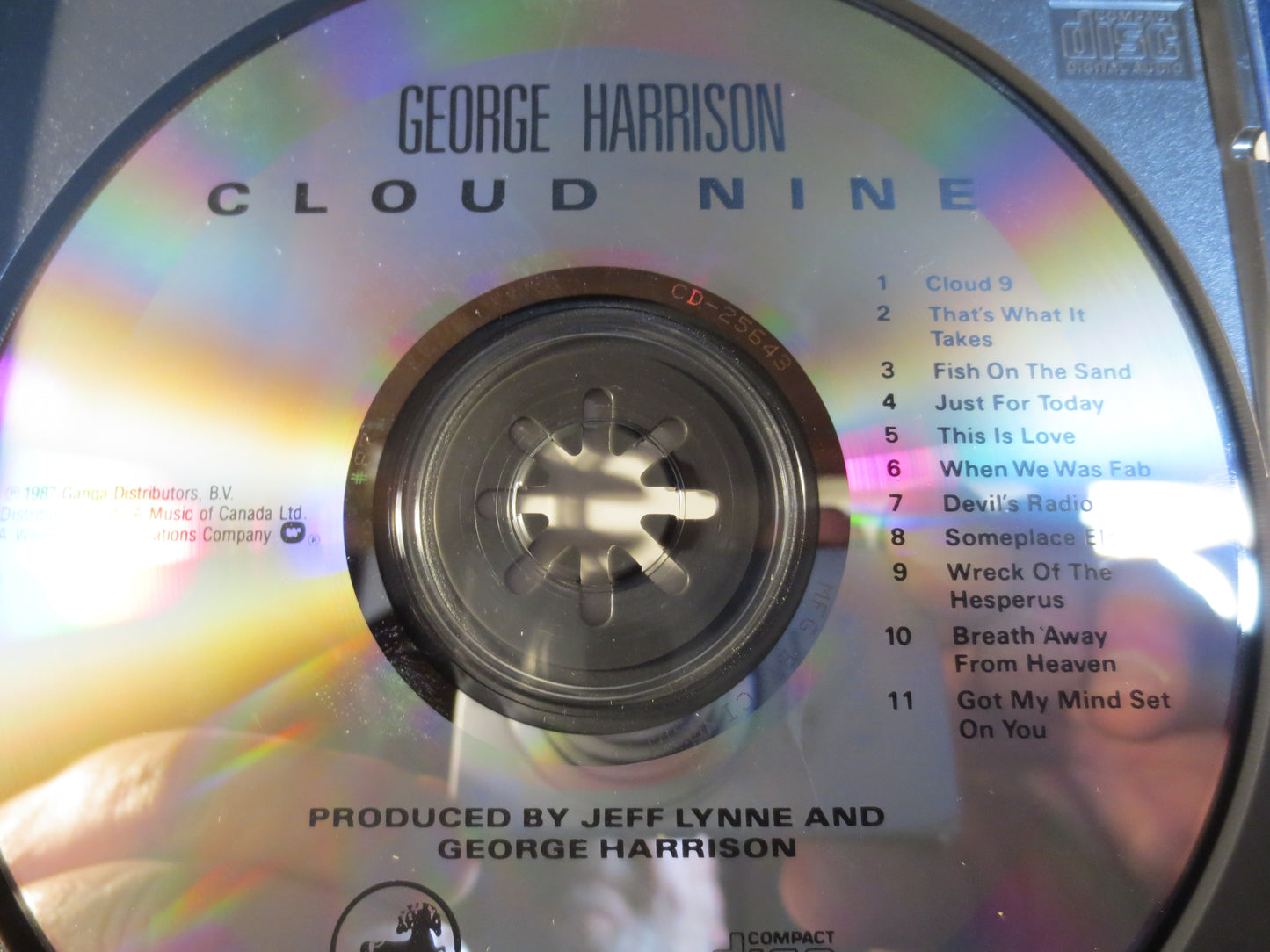 GEORGE HARRISON, CLOUD Nine, George Harrison Cd, The Beatles , The Beatles Cd, The Beatles Albums, Rock Cd, 1987 Compact Discs