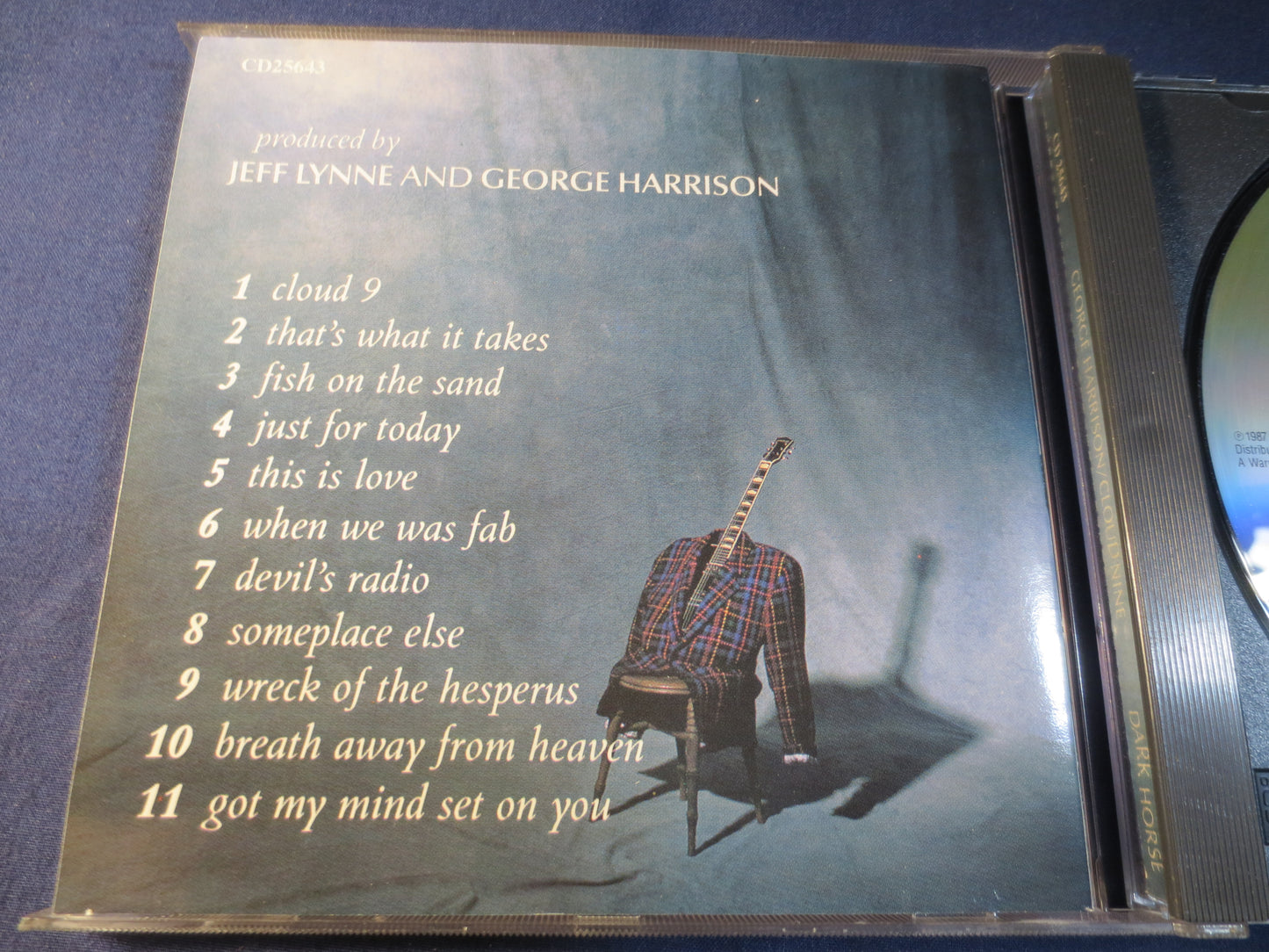 GEORGE HARRISON, CLOUD Nine, George Harrison Cd, The Beatles , The Beatles Cd, The Beatles Albums, Rock Cd, 1987 Compact Discs