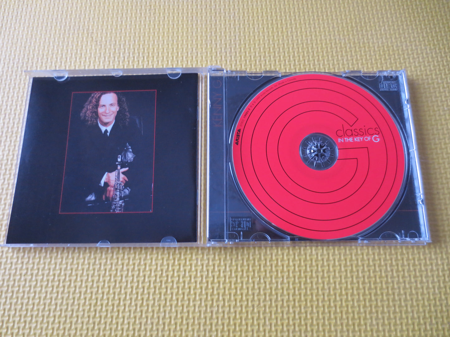 KENNY G, CLASSICS in the Key of G, KENNY G Cd, Jazz Cd, Kenny G Album, Kenny G Music, Jazz Music, Music Cds, 1999 Compact Discs