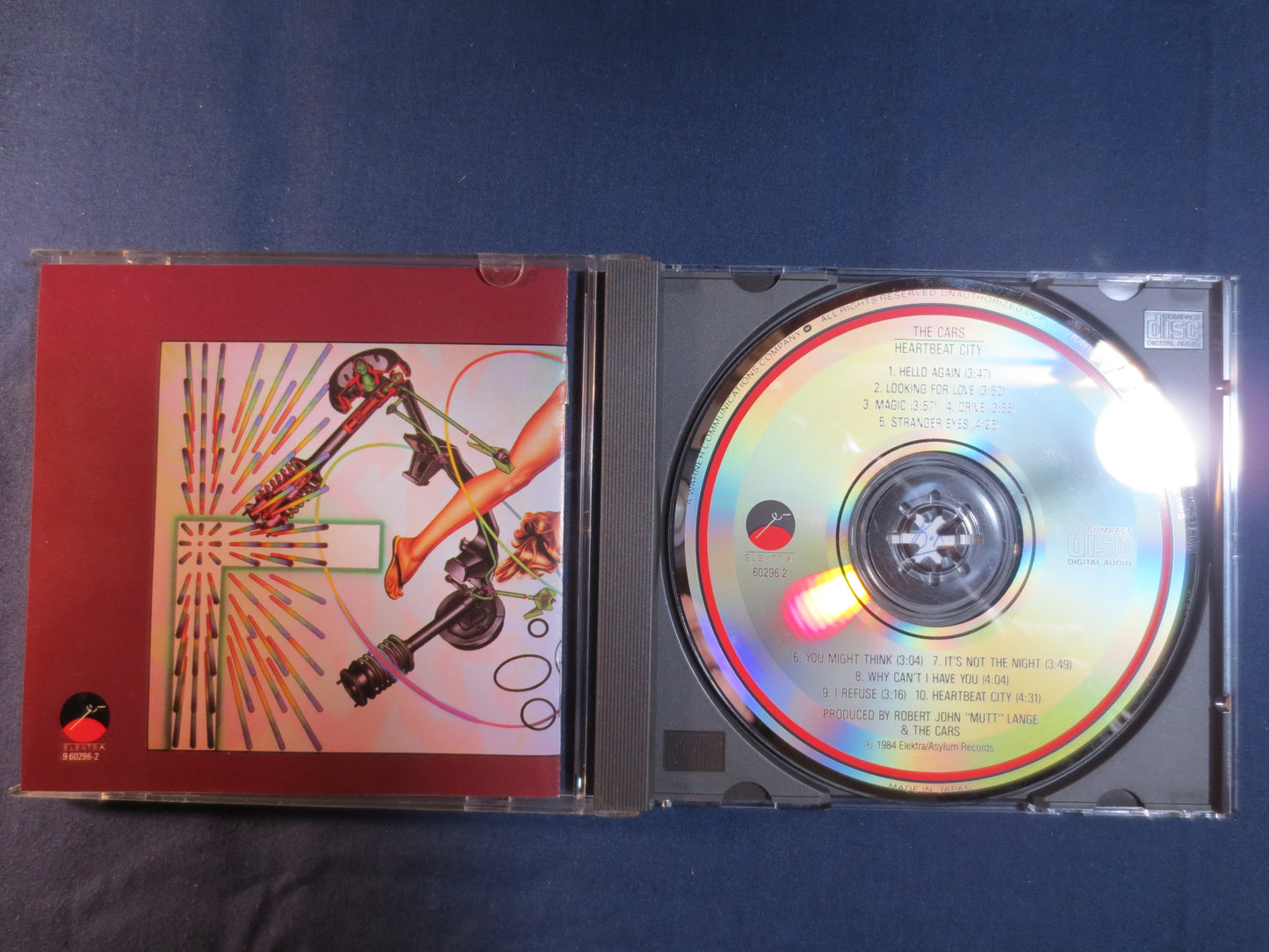 The CARS, HEARTBEAT CITY, The Cars Cd, The Cars Albums, The Cars Records, The Cars Lps, The Cars Music, Cd, 1984 Compact Discs