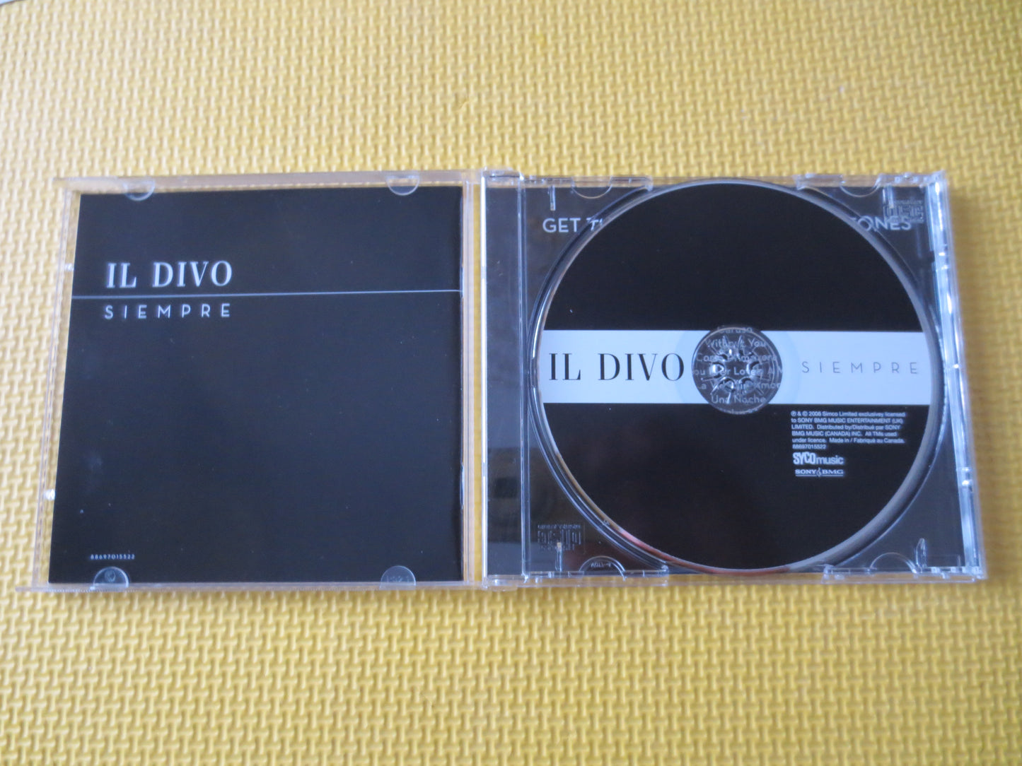 IL Divo, SIEMPRE, IL Divo Cd, Il Divo Music, Il Divo Album, Il Divo Songs, Cd Jazz, Classical Cd, Opera Music Cd, Compact Discs