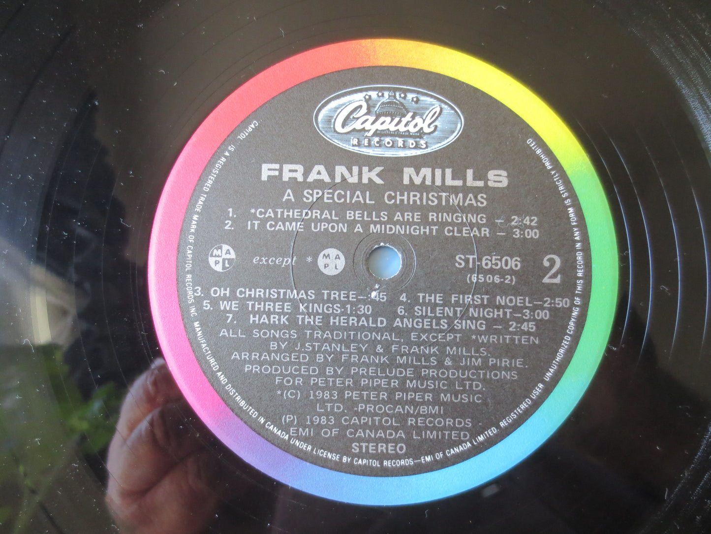 FRANK MILLS, CHRISTMAS Music, Christmas Songs, Christmas Carols, Christmas Hymns, Vinyl lps, Christmas Albums, 1983 Records