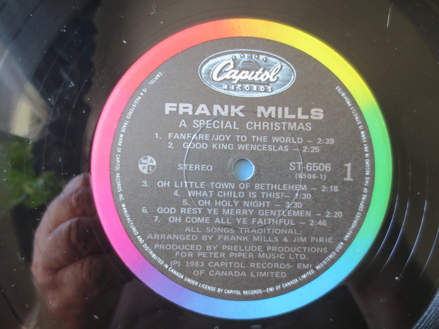 FRANK MILLS, CHRISTMAS Music, Christmas Songs, Christmas Carols, Christmas Hymns, Vinyl lps, Christmas Albums, 1983 Records