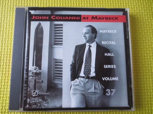 JOHN COLIANNI, At MAYBECK, John Colianni Cd, Jazz Cd, John Colianni Album, John Colianni Music, Swing Cd's, 1995 Compact Discs