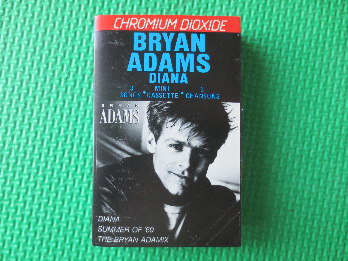 BRYAN ADAMS Tape, DIANA, Bryan Adams Album, Bryan Adams Music, Bryan Adams, Tape Cassette, Music Cassette, 1985 Cassette