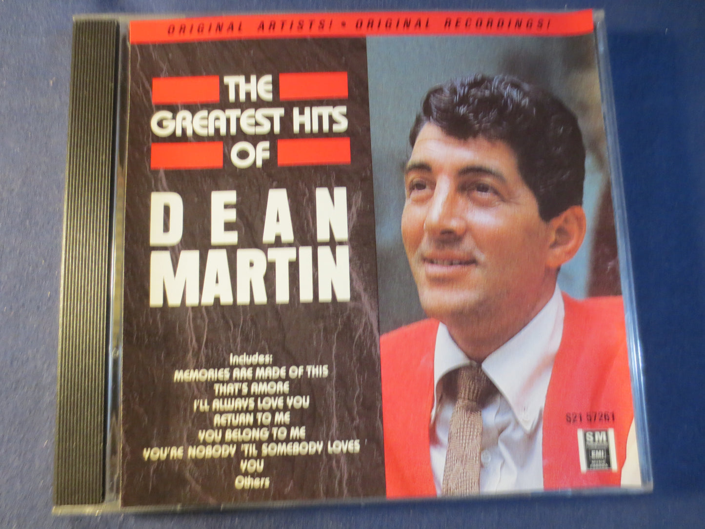 DEAN MARTIN, GREATEST Hits, Dean Martin Cd, Dean Martin Albums, Dean Martin Music, Dean Martin Songs, 1990 Compact Discs