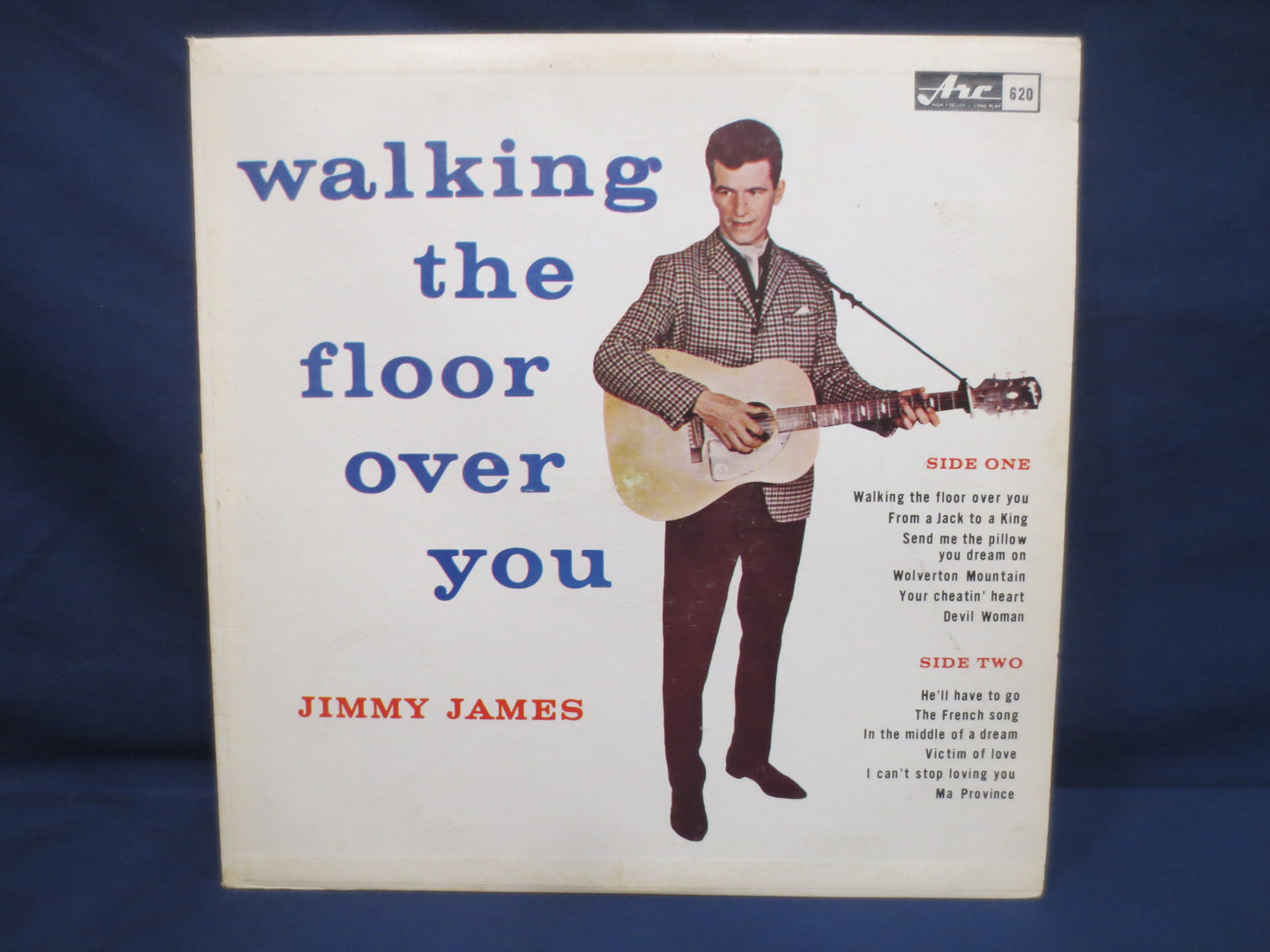 JIMMY JAMES RECORD, Walking the Floor Over You, Jimmy James Album, Jimmy James Vinyl, Jimmy James Lp, Vinyl, 1964 Records