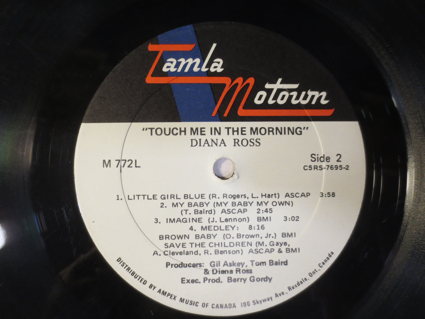 DIANA ROSS Records, TOUCH Me in the Morning, Diana Ross Album, Diana Ross Vinyl, Diana Ross Lp, Motown Vinyl, 1973 Records