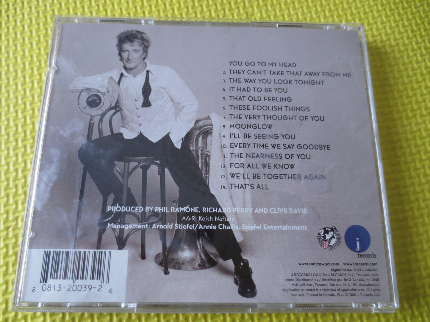 ROD STEWART, It Had To Be YOU, Rod Stewart Cd, Jazz Compact Disc, Rod Stewart Album, Jazz Music Cd, Big Band Cd, Compact Discs