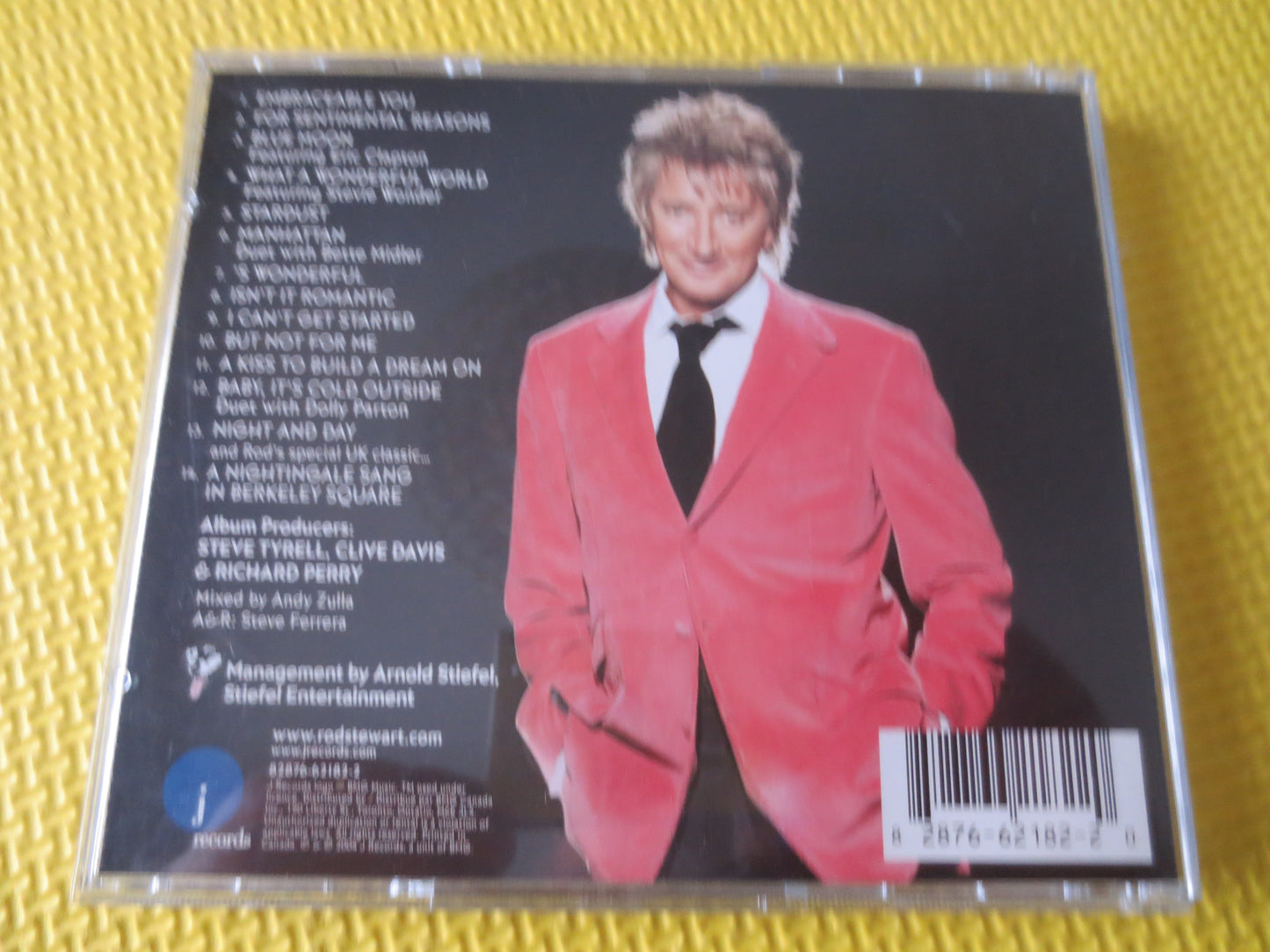 ROD STEWART, STARDUST, Rod Stewart Cd, Jazz Compact Disc, Rod Stewart Album, Jazz Music Cd, Rod Stewart Music, Compact Discs