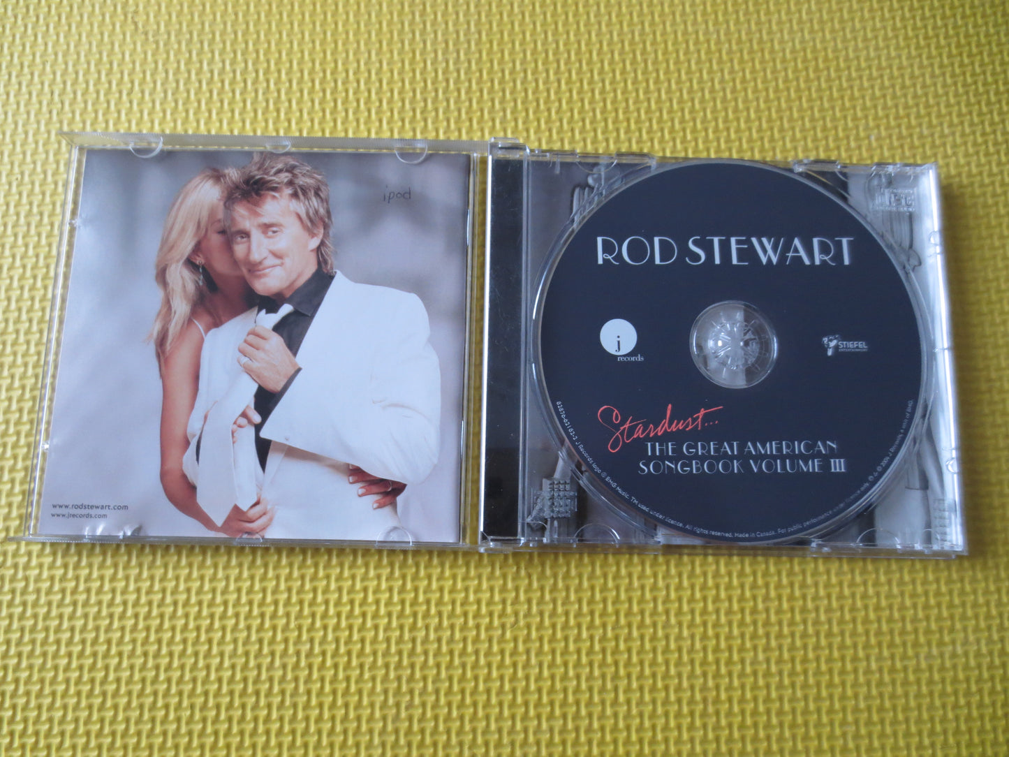 ROD STEWART, STARDUST, Rod Stewart Cd, Jazz Compact Disc, Rod Stewart Album, Jazz Music Cd, Rod Stewart Music, Compact Discs