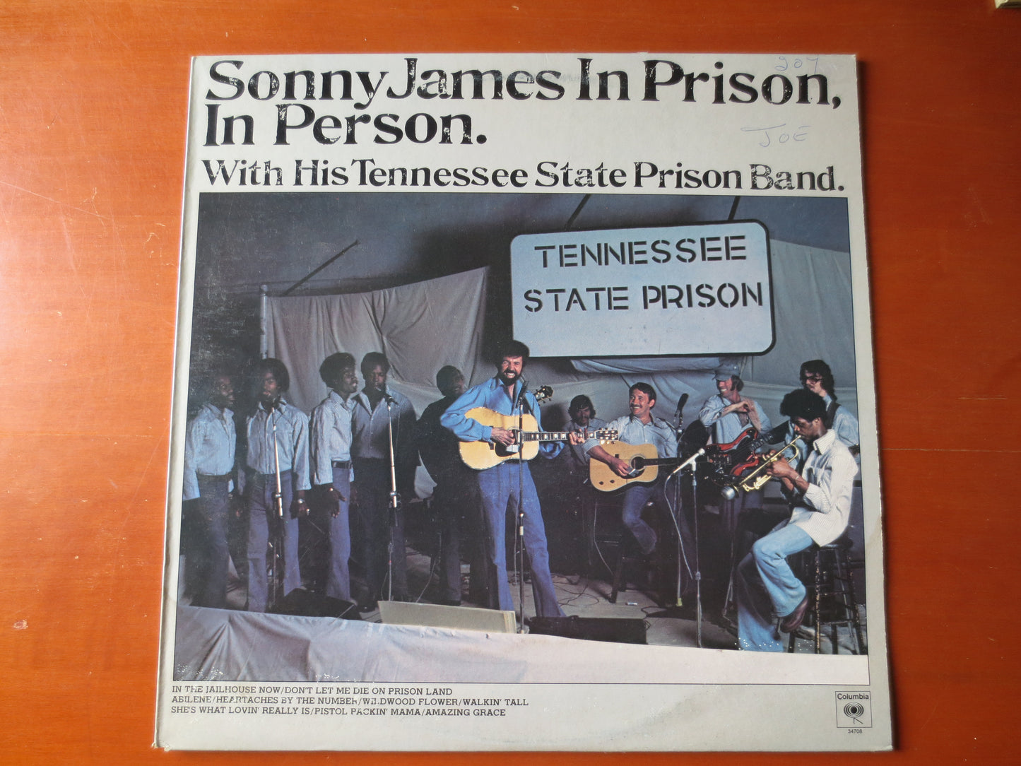 SONNY JAMES, In PRISON, In Perso, Sonny James Records, Sonny James Albums, Sonny James lps, lps, Vinyl Albums, 1977 Records