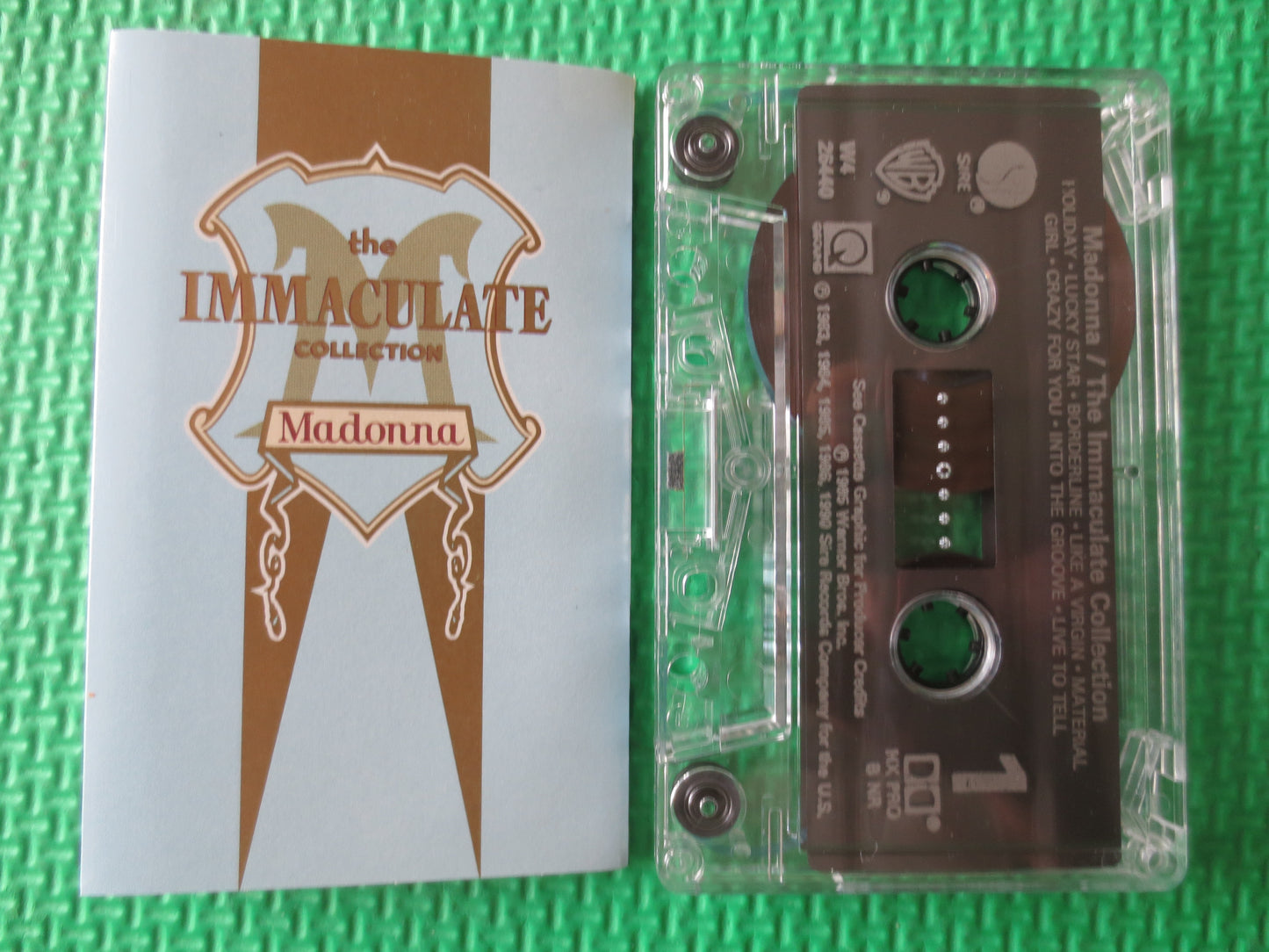 MADONNA, IMMACULATE Collection, MADONNA Cassette, Madonna Album, Tape Cassette, Madonna Tape, Music Cassette, 1990 Cassette
