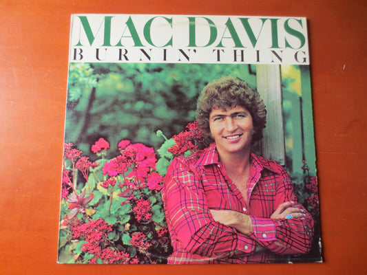 MAC DAVIS, Burnin' THING, Mac Davis Album, Mac Davis Vinyl, Mac Davis Lp, Vintage Vinyl, Country Album, lps, 1975 Records