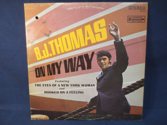 B J THOMAS, On My Way, Pop Records, Vintage Vinyl, Record Vinyl, Records, Vinyl Records, Vinyl Albums, Vinyl, 1968 Records