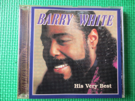 BARRY WHITE, His Very BEST, Barry White Cd, Soul Music Cd, Barry White lps, Music Cd, Pop Cd, Pop Music Cd, 1998 Compact Disc