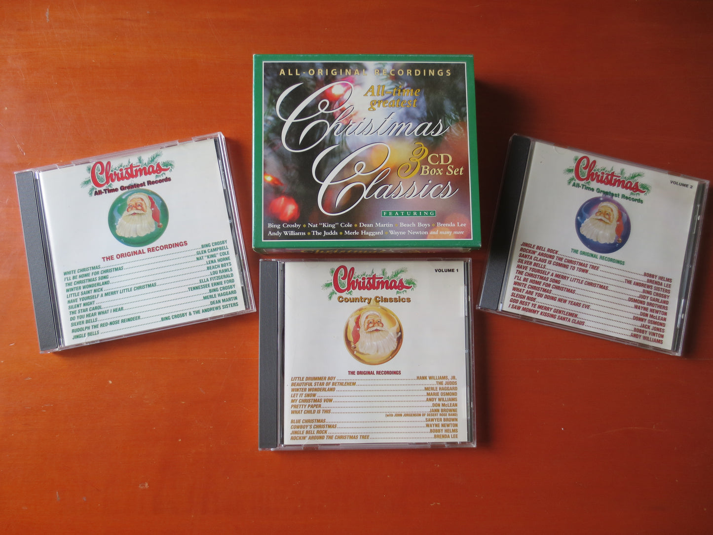 CHRISTMAS CLASSICS, 3 Cd's, CHRISTMAS Music, Christmas Tunes, Christmas Songs, Cd Music, Music Cds, cds, 1991 Compact Discs