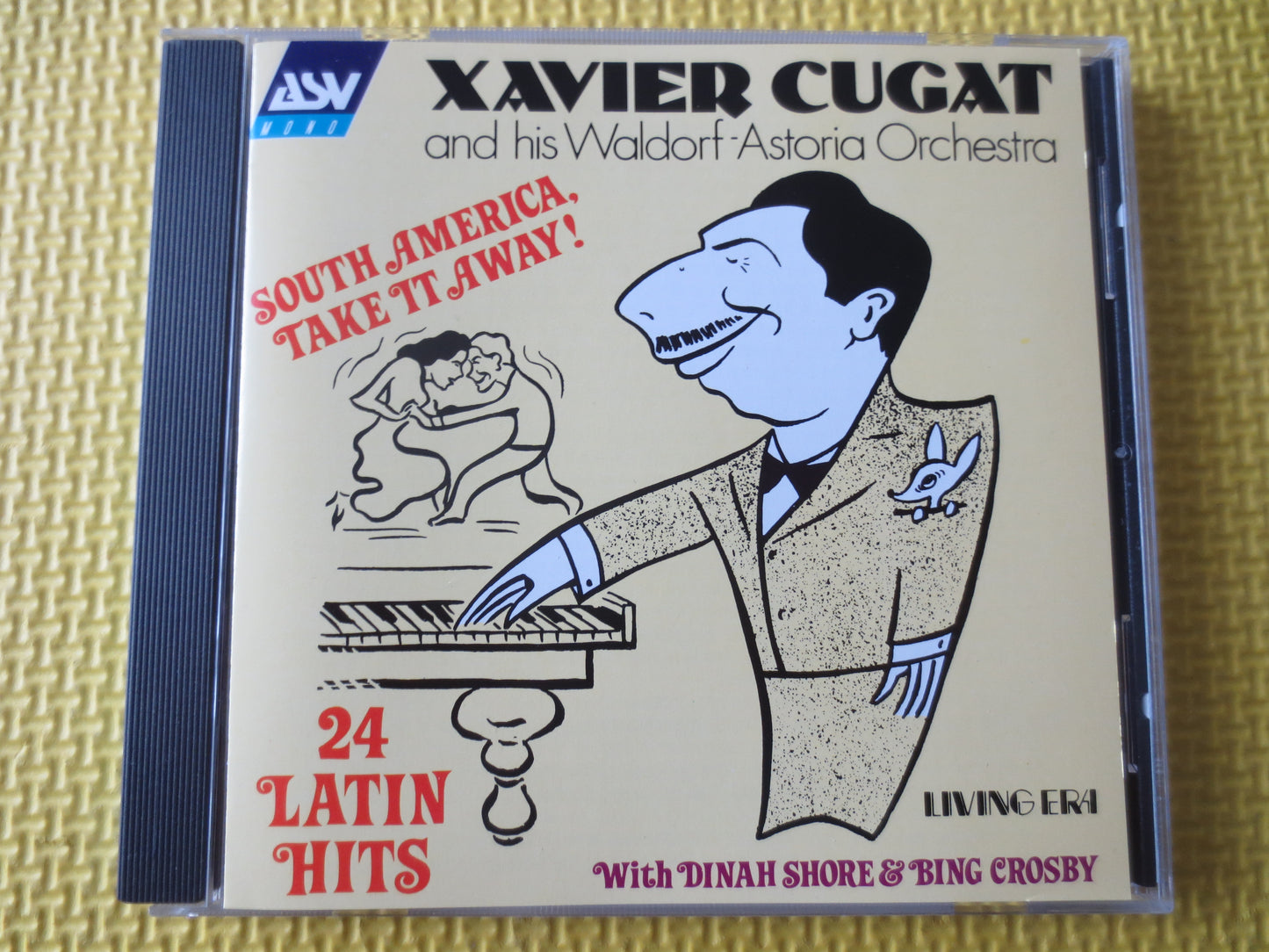 XAVIER CUGAT, 24 LATIN Hits, Xavier Cugat Cd, Latin Music Cd, Xavier Cugat Album, Spanish Music Cd, Music Cd, 1992 Compact Disc